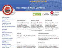 Tablet Screenshot of datewheels.com